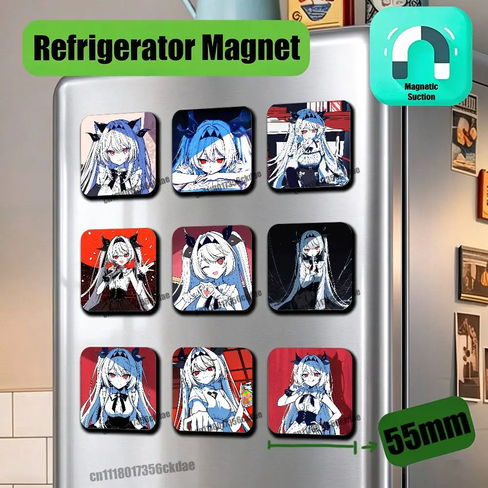 For The NOexistenceN Of You AND Me Lilith Fridge Magnetic Metal Icebox Cabinet Custom Refrigerator Magnets Decoration Gift