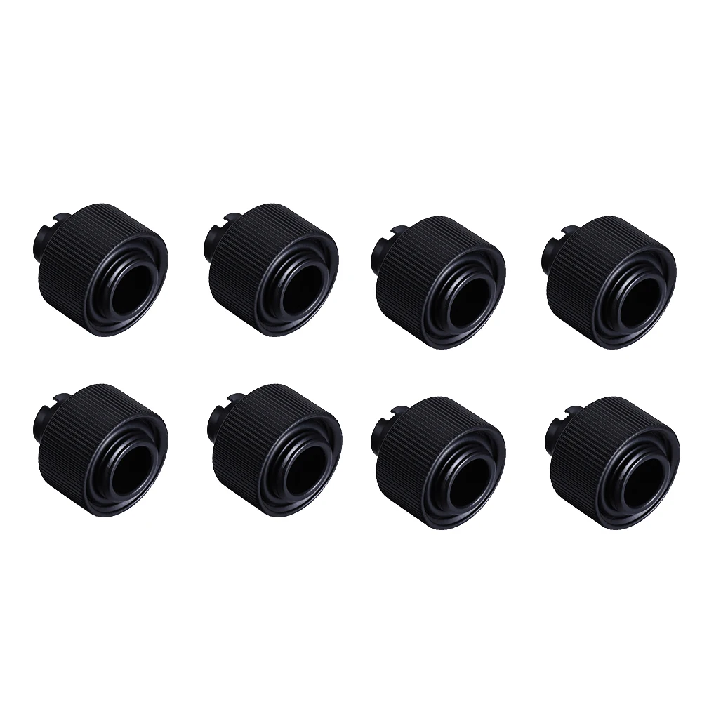 Shyrrik 8pcs Fitting Kit Contain Soft Pipe / Hose Tube Hand Compression Connector Joint 10/13mm 10/16mm Water Cooling Accessorie