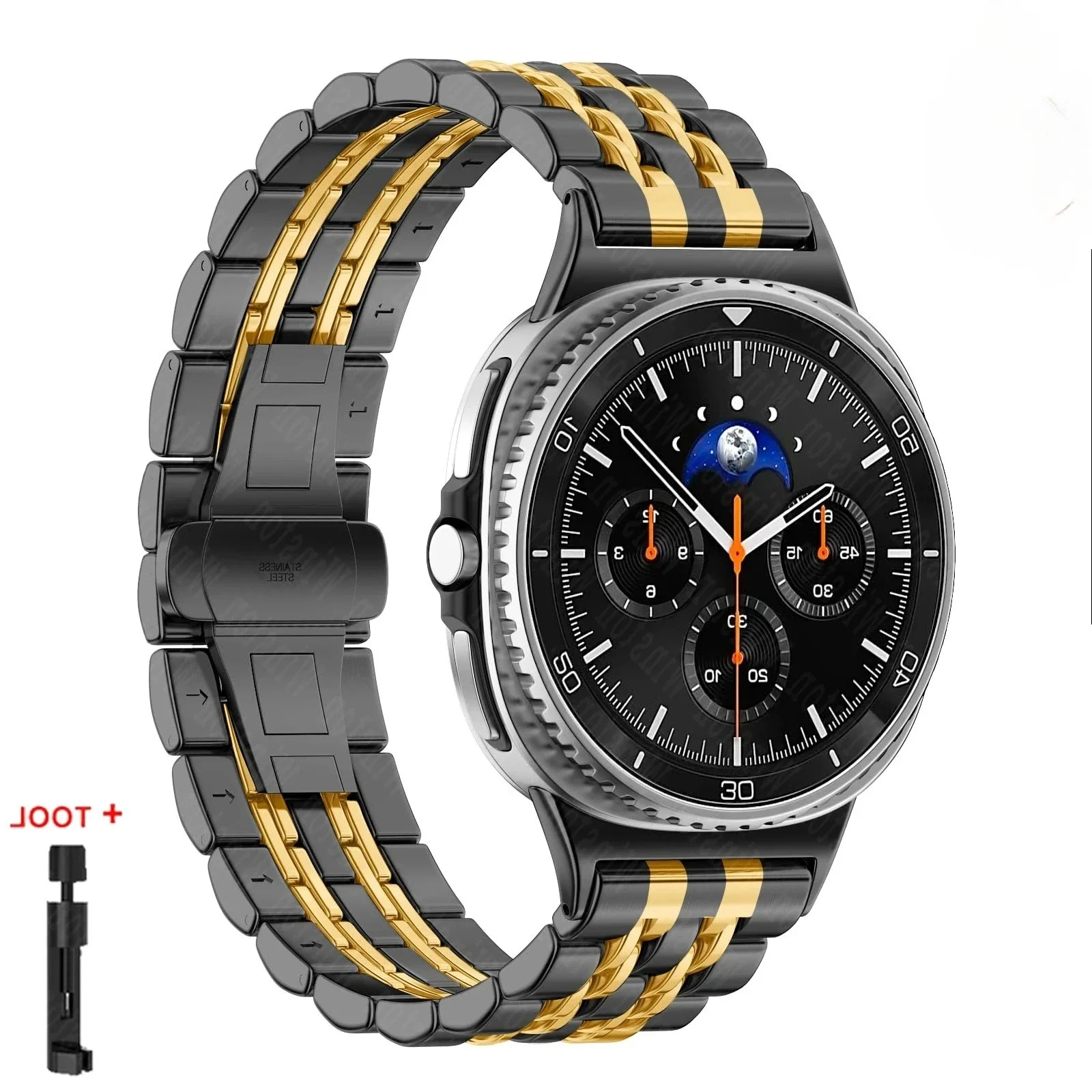 Voor Samsung Galaxy Horloge 8 40/44mm 8 Klassieke 46mm Metalen Armband Roestvrij Stalen Band Polsband zakelijke Horlogeband