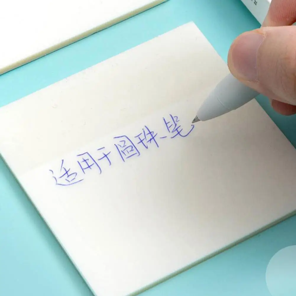 100 Sheets Practical Memo Pad  Smooth to Write Compact Sticky Paper  Warm Tips Memo Pad