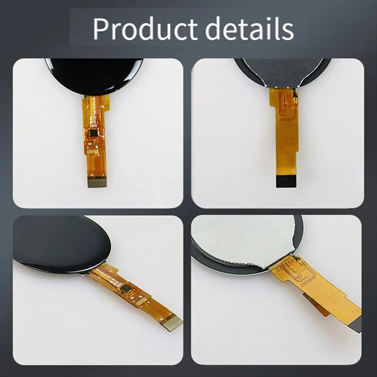 

Delighted- 1.28 Inch Round IPS Capacitive Touch Screen 4W SPI Interface 15Pin GC9A01 Driver CST816T CTP 240x240