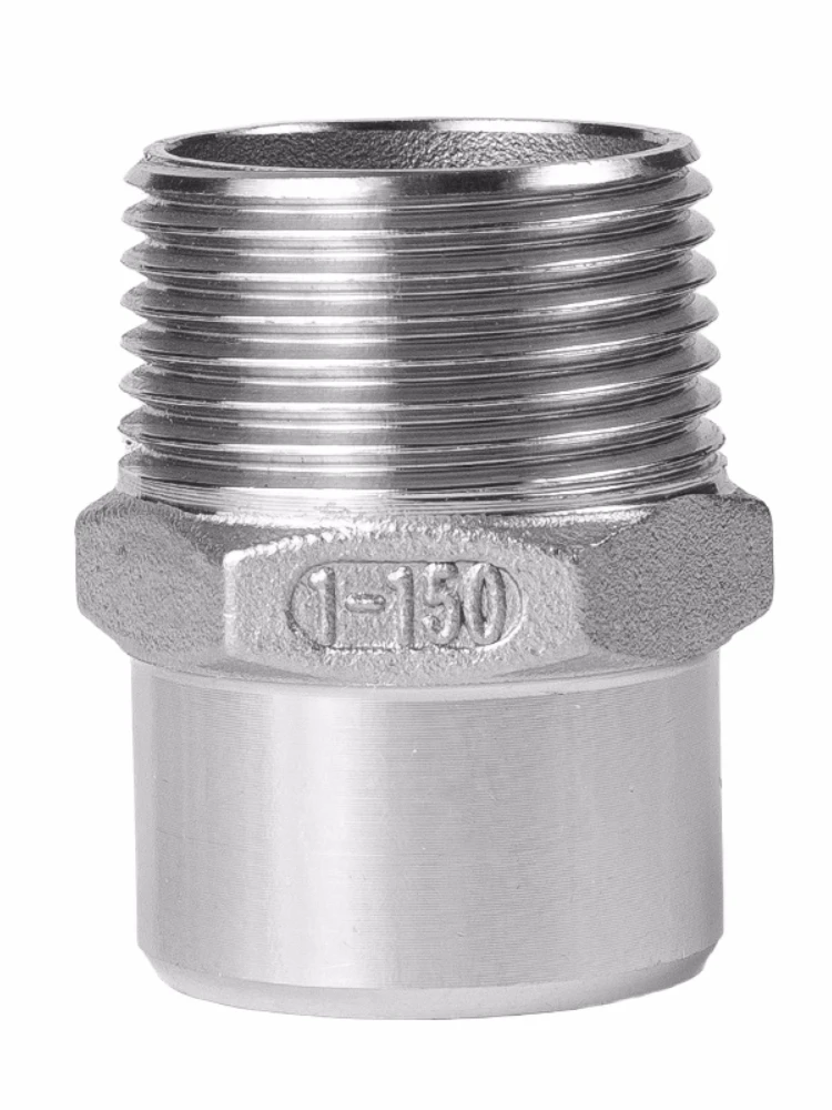 

1/4 3/8 1/2 3/4 1" Male Hex Nipple weld Union 304 Stainless Pipe Fitting Connector Coupler Water Oil Air Thread Adapter