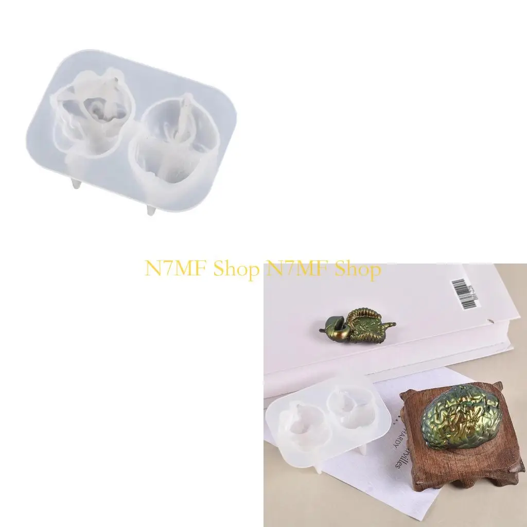

N7MF Human Heart Resin Mold DIY Halloween Craft Organ Silicone Mold Chocolate