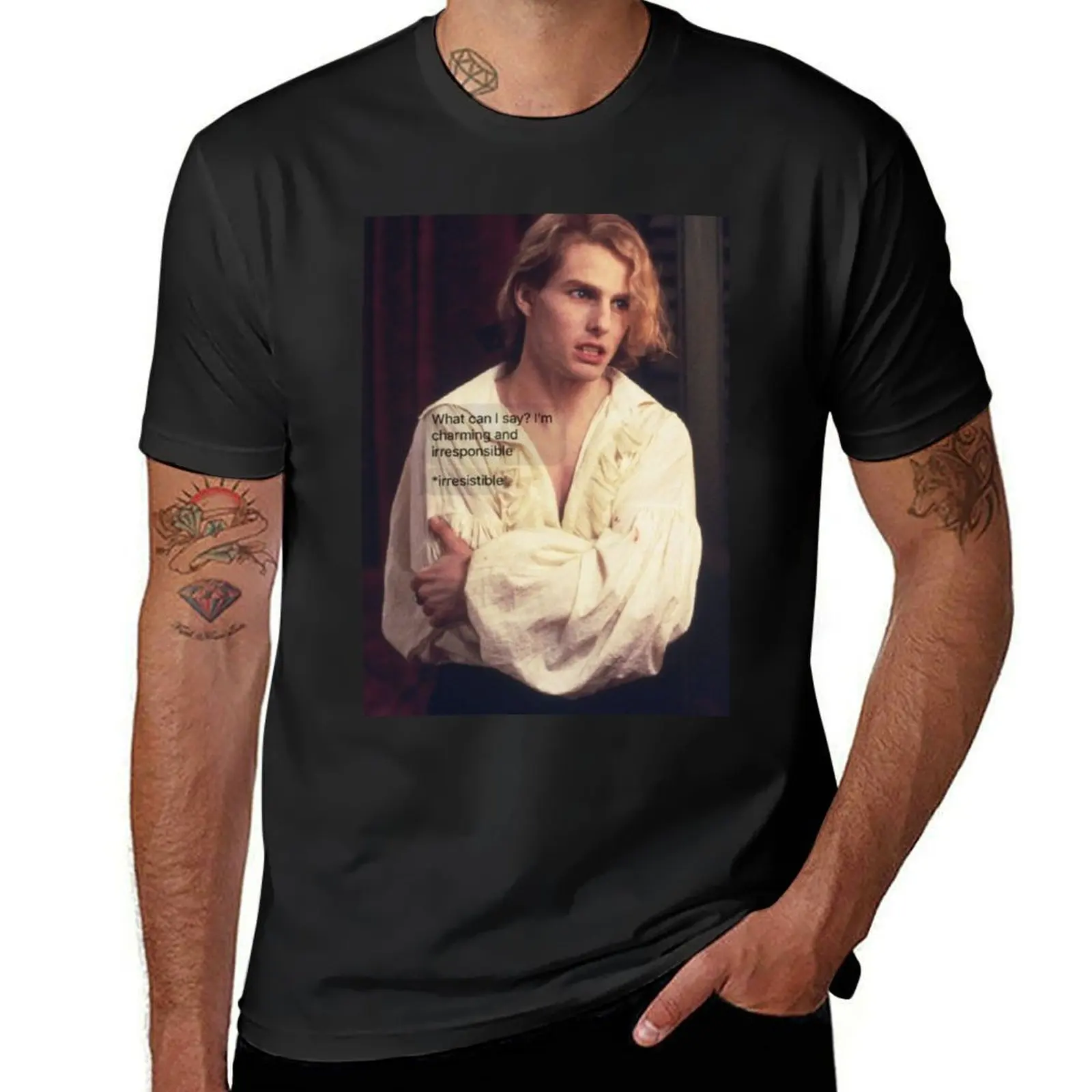 lestat de lioncourt T-Shirt funnys vintage sports fans mens clothes