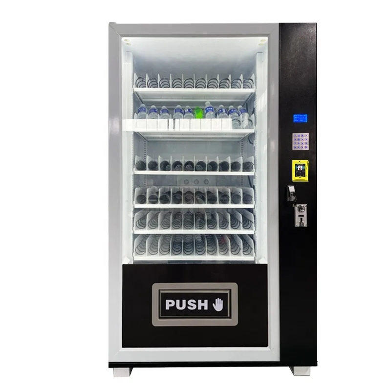 60 Slots Bulk Snack and Drink Fast Foods Vending Machine with Cooling System