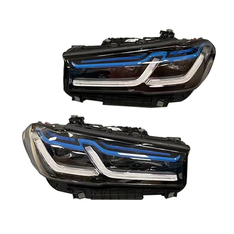 For BMW G38 G30 LED Headlight Assembly M5 Headlamp 2018-2022 5-Series 525i 530i  Blue Night Mode