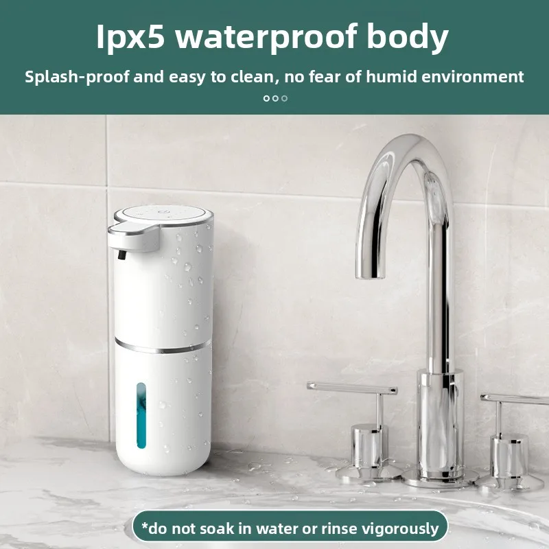 Smart Sensor Foam Soap Dispenser, Touchless Electric Foamer, Desktop & Wall Mount Hand Soap Machine