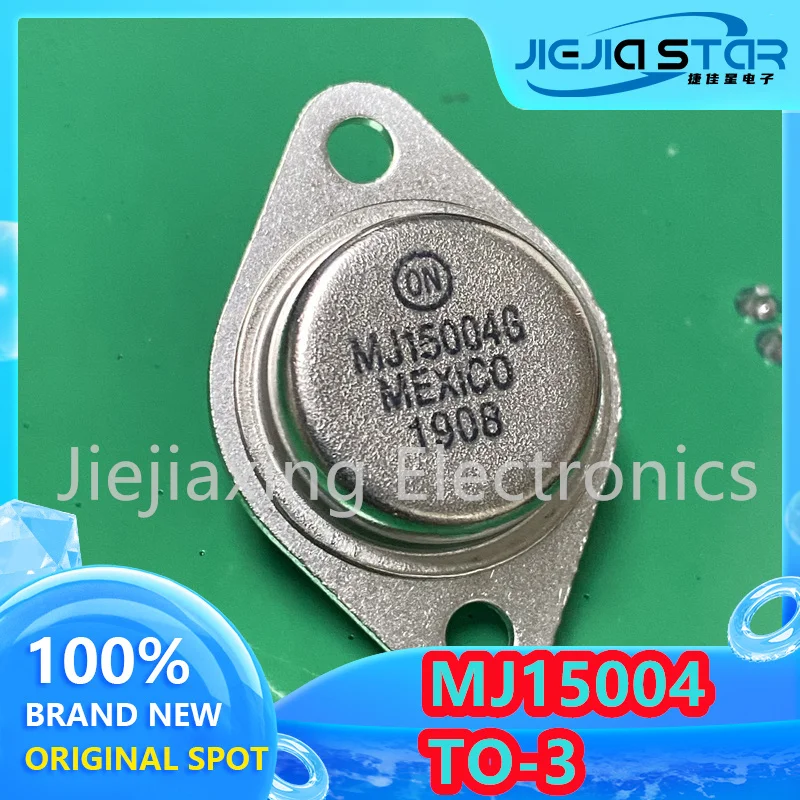 High Power Gold Seal to Tube Iron Cap, Imported, MJ15003G, MJ15004G, MJ15003, MJ15004, NPN, PNP, Brand New, 2 Pairs