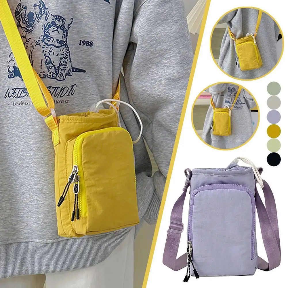 

Outdoor Sports Crossbody Backpack Lightweight Water Bottles And Mobile Phone Storage Backpacks Waterproof Carry Easily Yoga Bags