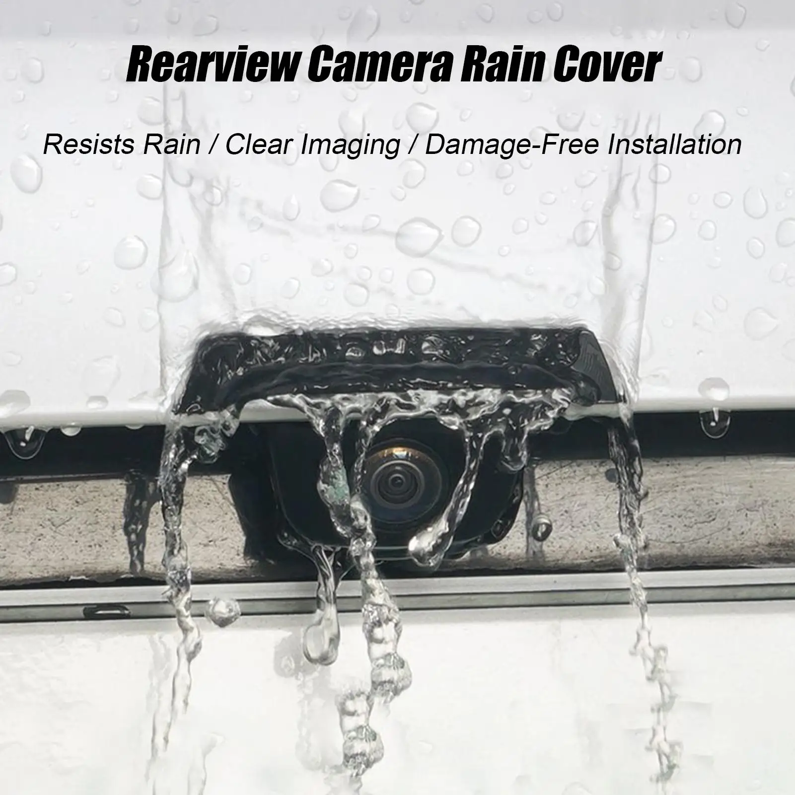 

Car reversing camera rain cover 360 image waterproof rain shield reversing rear image to block rain and water Camera Protection