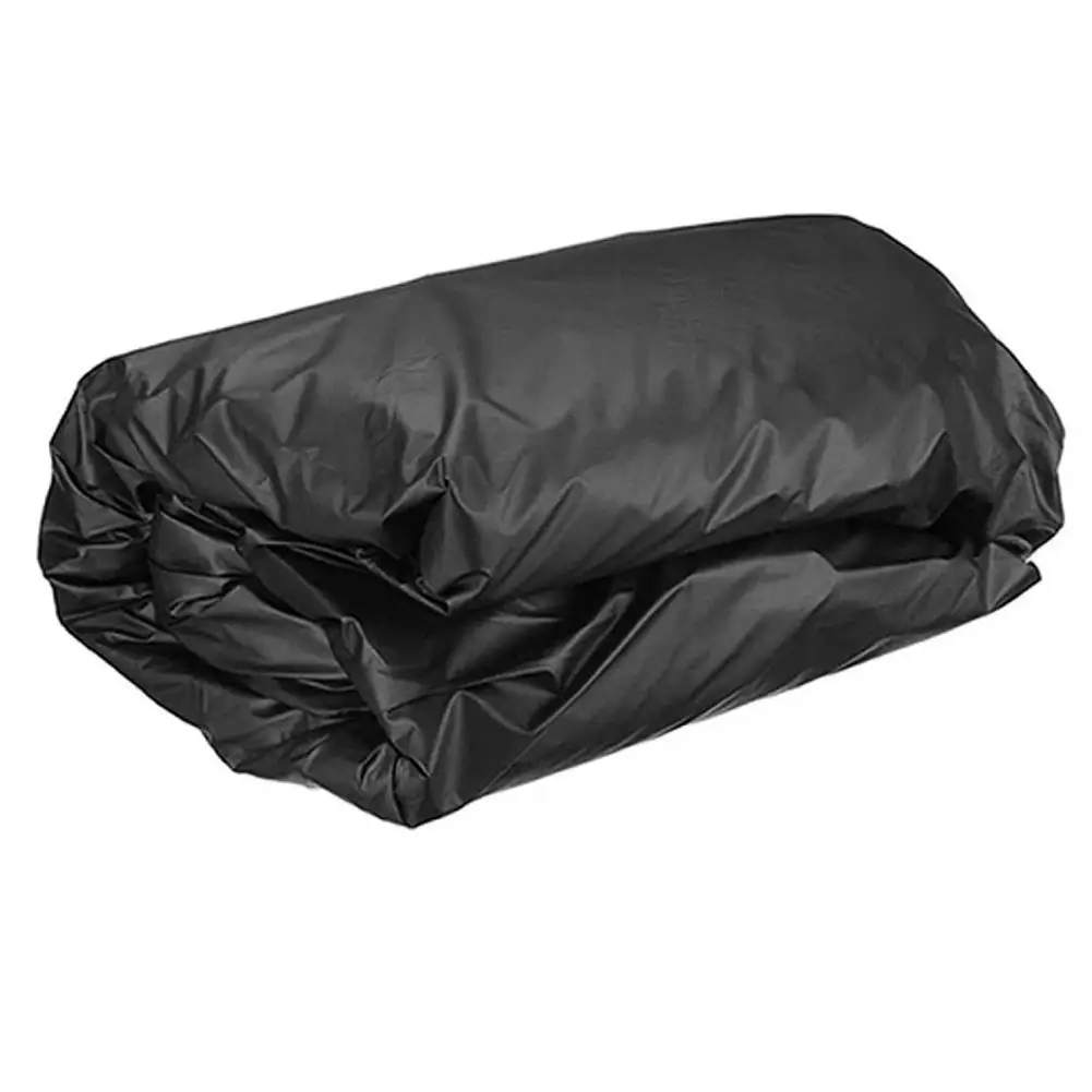 Penutup Pelindung Atap RV Kain Oxford 210D Hitam Lipat Pelindung Matahari Penutup RV Tahan Air Perlengkapan Atap 16.4ft*9.84ft