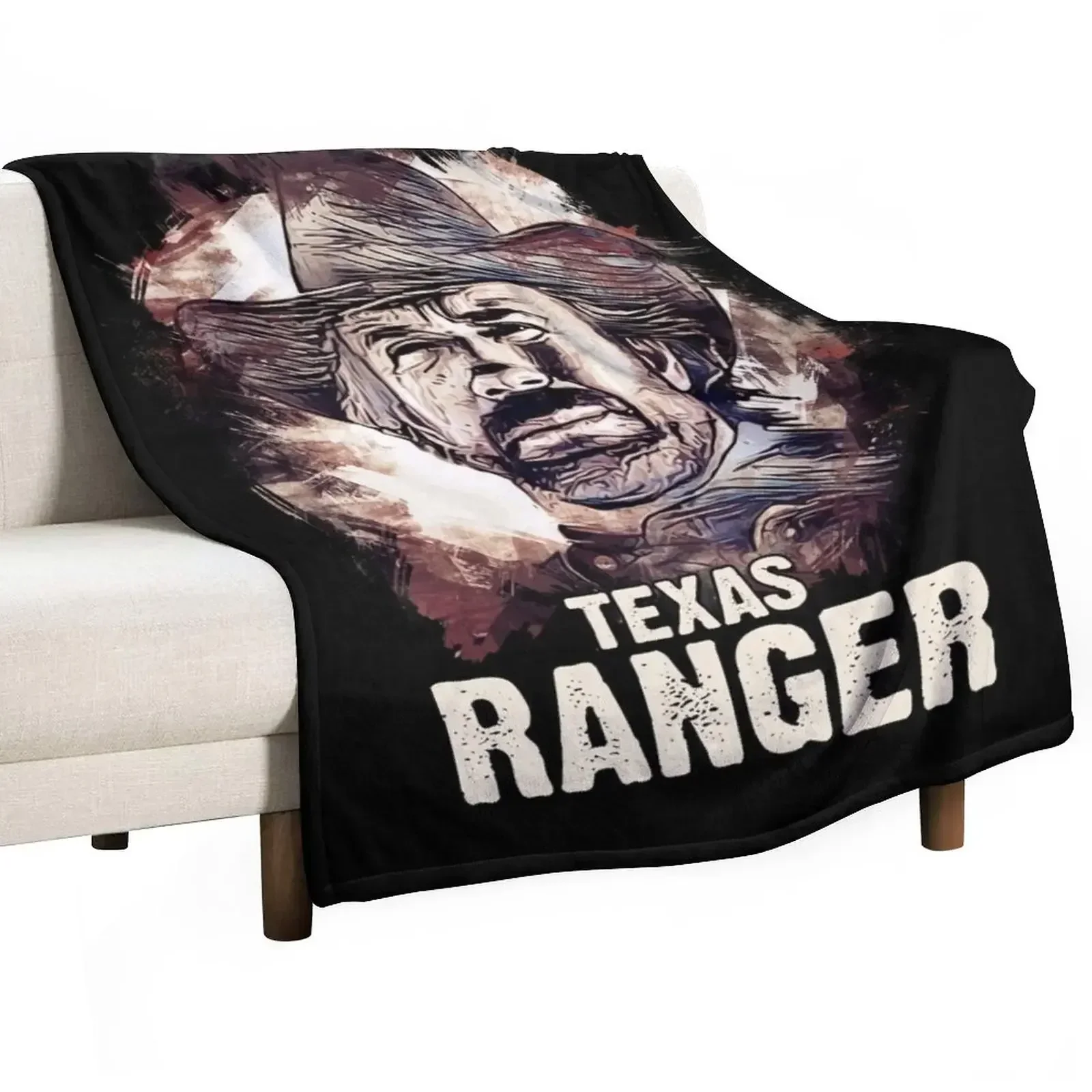 CHUCK - The Legendary Texas Ranger Throw Blanket Blankets Sofas Of Decoration Hair Sofa Blankets