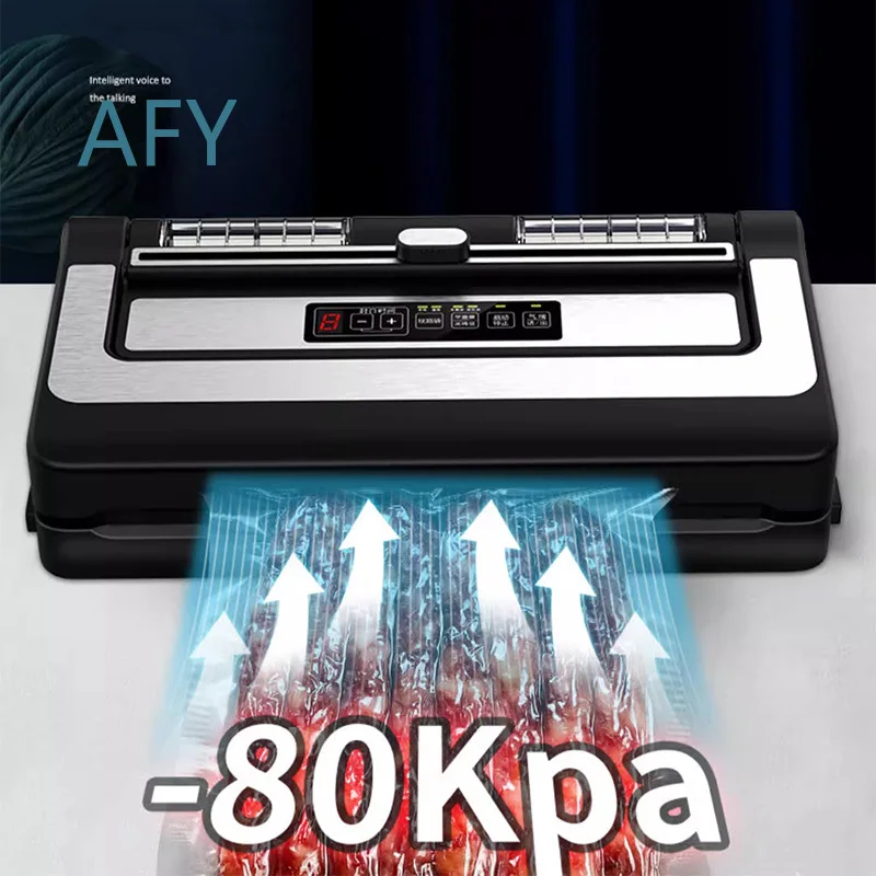 30cm Commercial Vacuum Sealer for Food Packaging Machine with Inflation Function 3 Pumps 80KPA Continuous Operation 24H