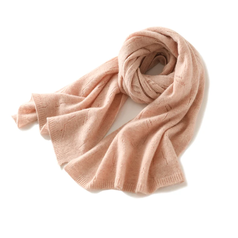 2024 Women's 100% Cashmere Solid Color Scarf, Cashmere Big Scarf Shawl, Men's Cashmere Light and Thin Outer Wrap Headscarf