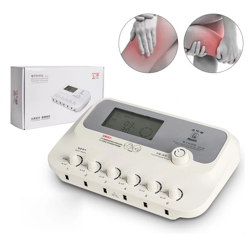 6 Channels Hwato SDZ-3 Low-Frequency Electro Acupuncture Stimulator Acupuncture Needle Treatment for Nerve and Muscle Stimulator