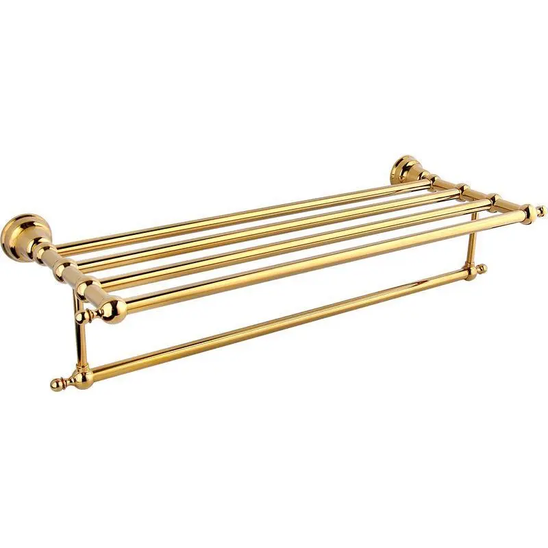 Bathroom Accessories Bathroom Shelf Gold Paper Holder,Towel Bar,Soap Holder,Towel Rack,Glass Shelf,Hook bathroom Hardware Brass