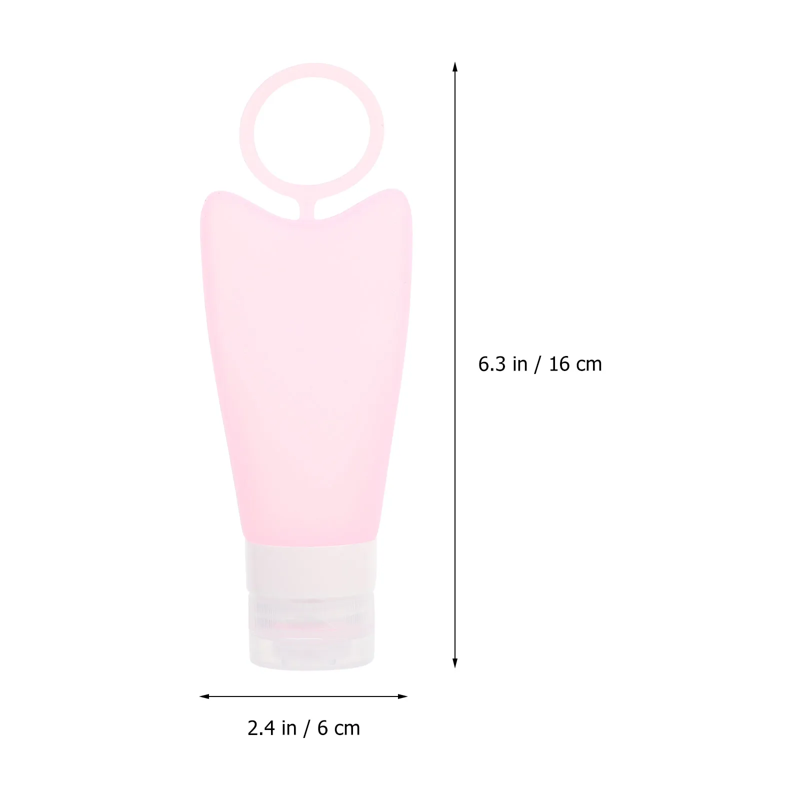 

1 set Silicone Refillable Travel Bottles 60Ml Portable Lotion Containers For Shampoo Shower Gel Subpackaging Bottles