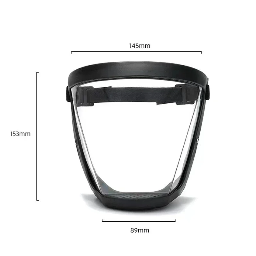 Full Face Shield Mask Transparent Head Eye Safety Protective Cover Glasses Screen Visors Dust WindProof Anti-Fog Kitchen Tools