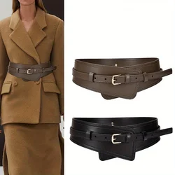 Women's Belt New Alloy Belt Wide Matching Belt Outer Matching Women's Belt Decoration Advanced Easy Matching Belt Gm408