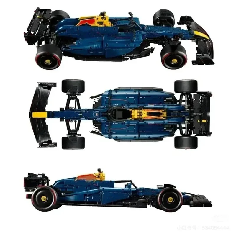 2025 New Technology 42206 Formula One Racing Red Bull Team RB20 F1 Assembled Building Blocks Car Model Toy Adult Gift Decoration