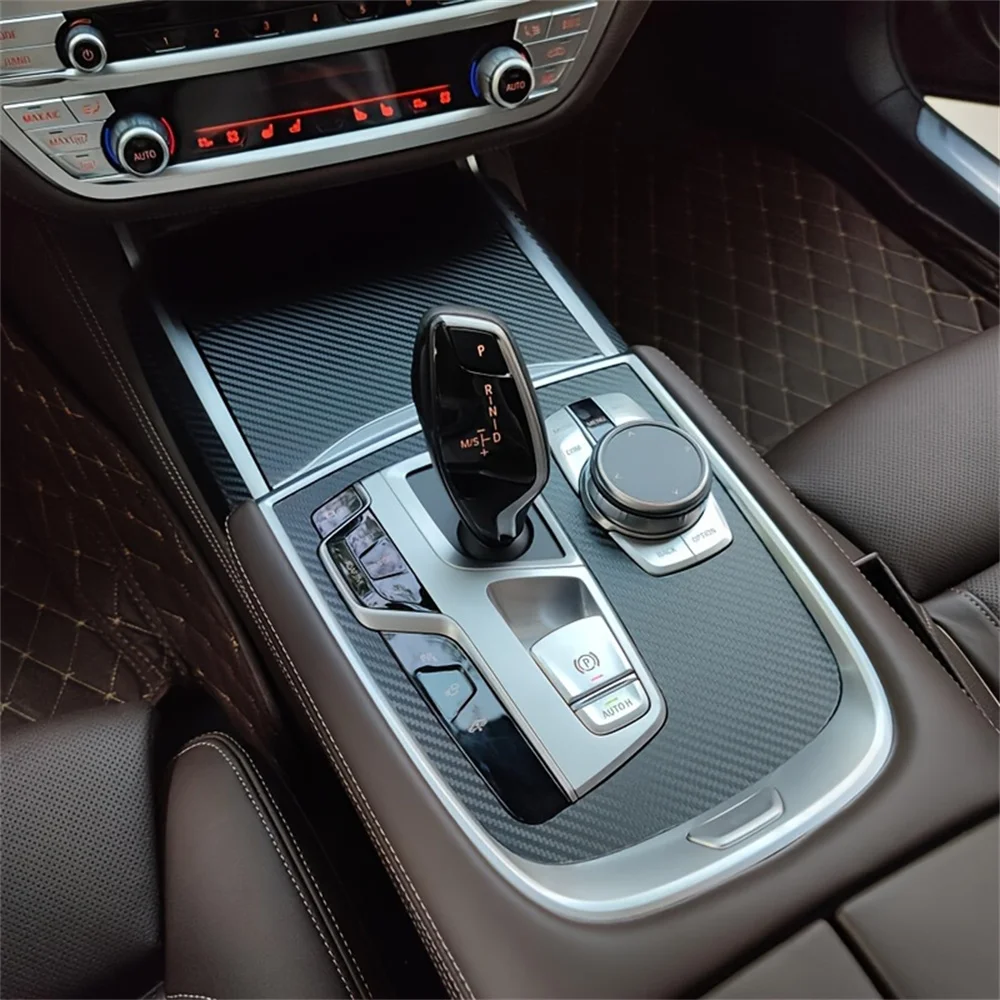 

For Mazda 3 Axela 2013-2018 Interior Central Control Panel Door Handle 5D Carbon Fiber Stickers Decals Car styling Accessorie