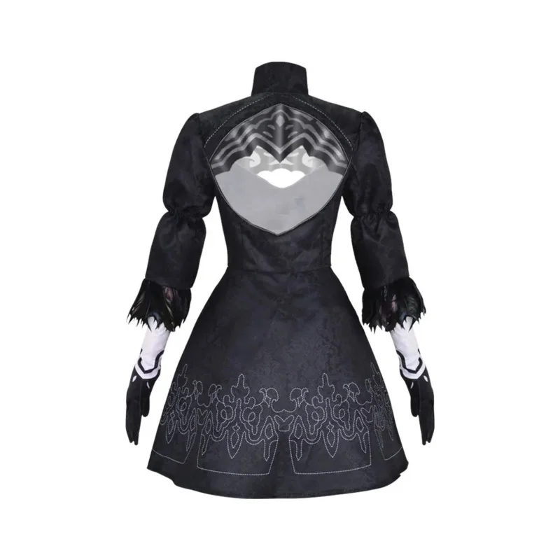 Nier Automata 2b Cosplay Kostuum Vrouwen Sexy Kostuum Spel Set Vrouwelijk Rollenspel Kostuum Meisje Halloween Feest Verkleedkleding