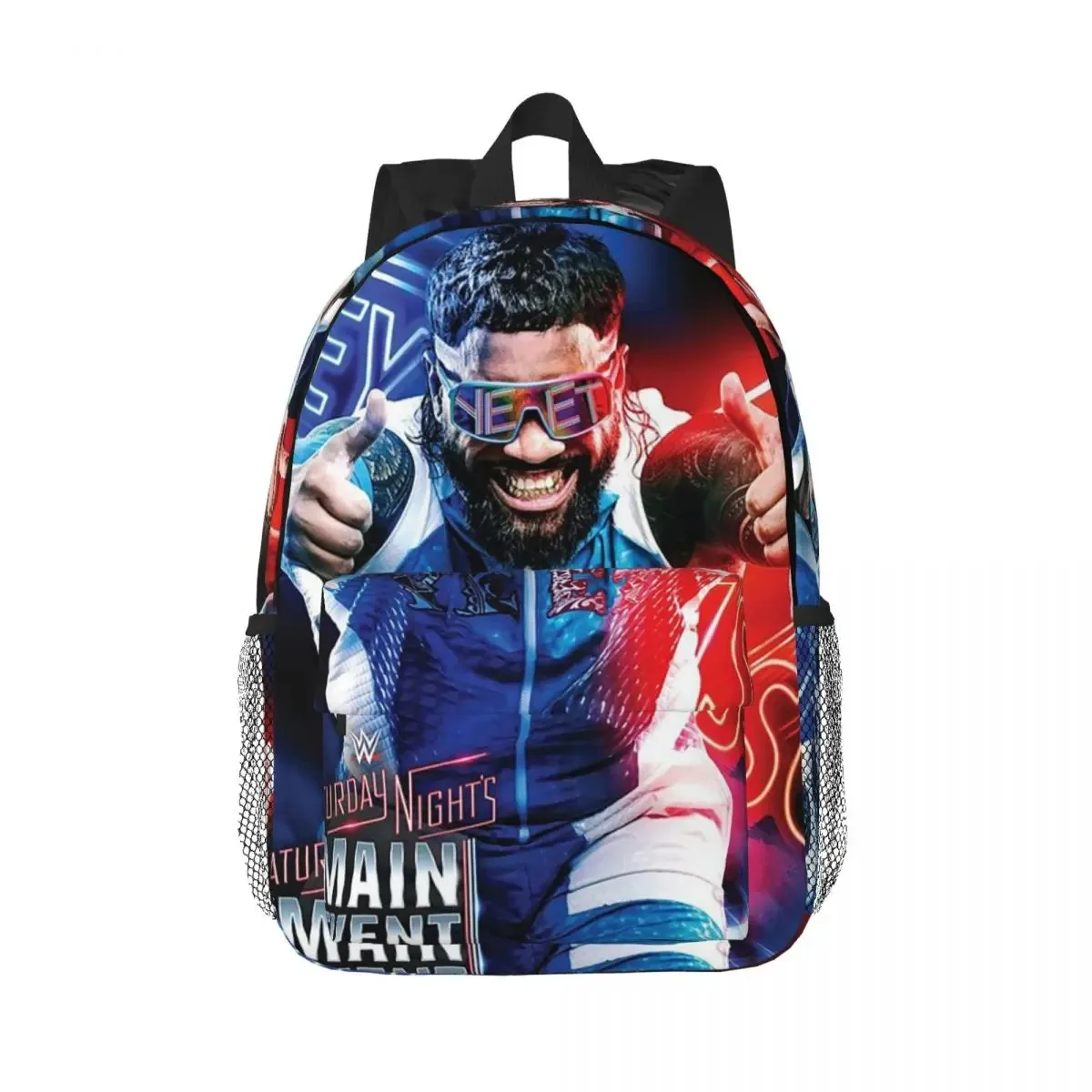 Jey Uso Yeet Backpack Logo Backpack Fashion Shopping Bag Vintage Bags Personalized School Backpack for Students