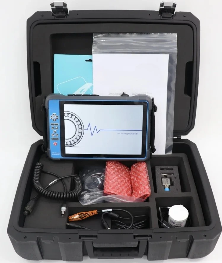 Equipment Temperature Fault gE Envelope Bearing Spindle Modal Split FFT Detector Hand-held Data Acquisition Analyzer