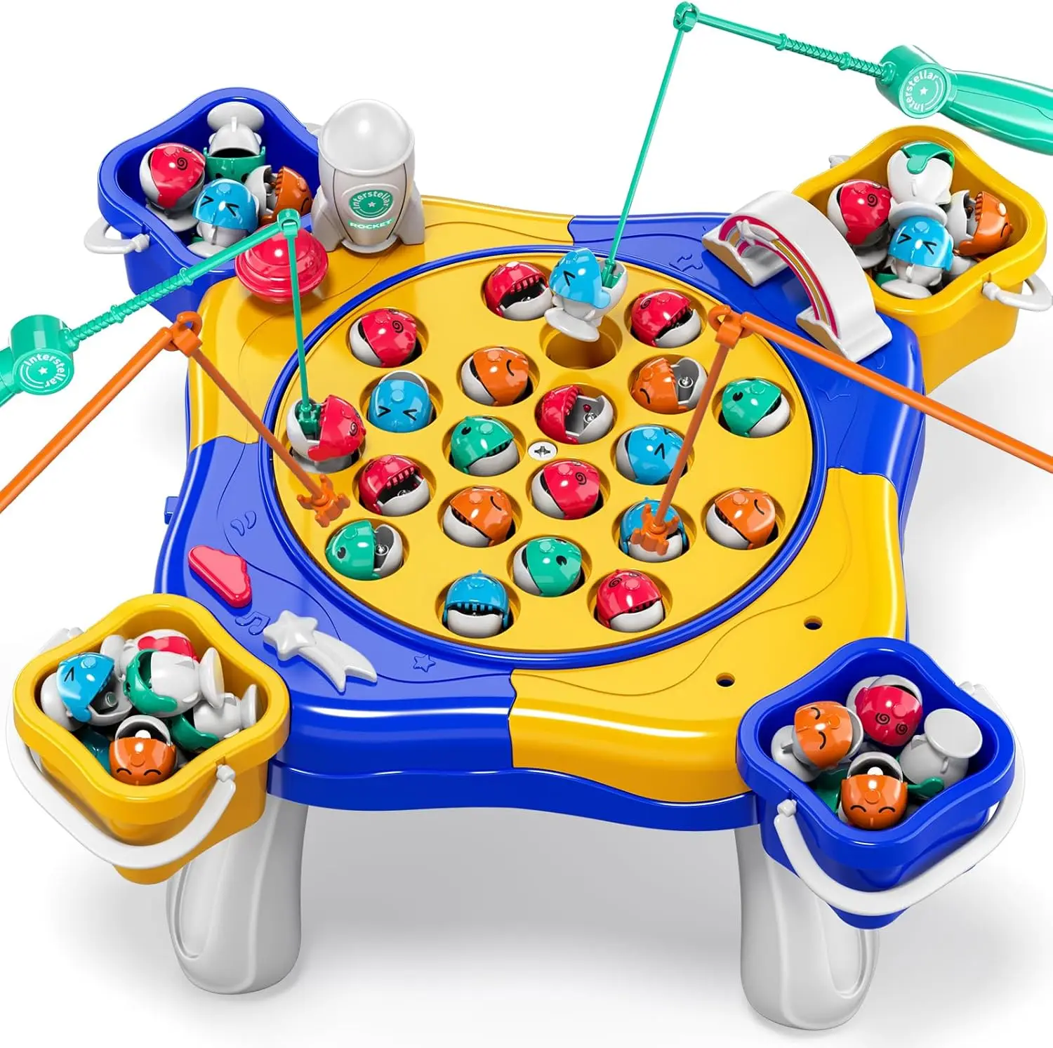 

Magnetic Fishing Game with 70 Pieces, Fun Table Toy for Ages 3-8, Perfect Birthday Gift