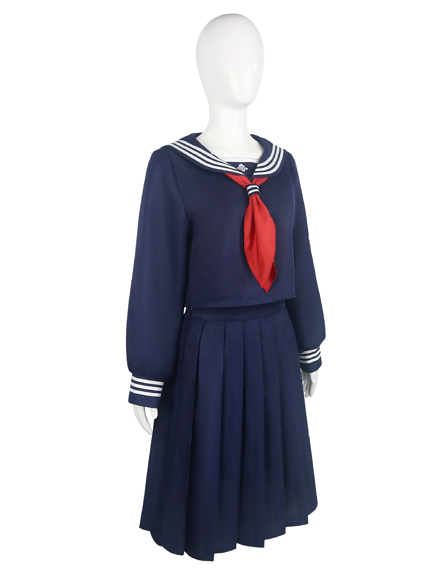 Gioco Silenzioso Blu Navy Uniforme scolastica Hinako Shimizu Costume Cosplay Halloween Anime JK Outfit Fancy Giochi di ruolo Abbigliamento