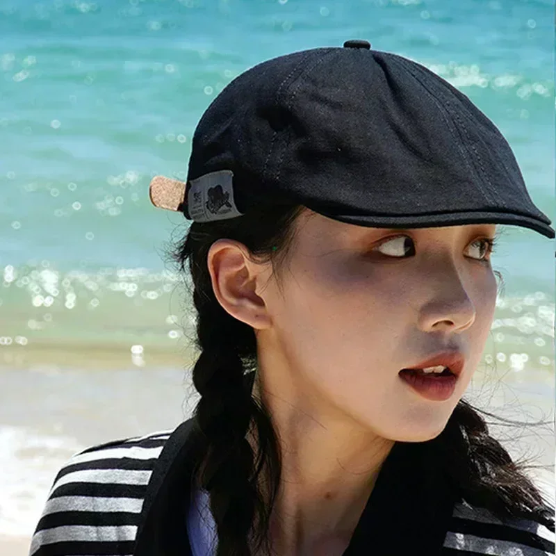 New Model Cotton Peaky Blinders Caps for Men Hats Berets British Western Style Ivy Cap Classic Winter Woman Vintage Linen Beret