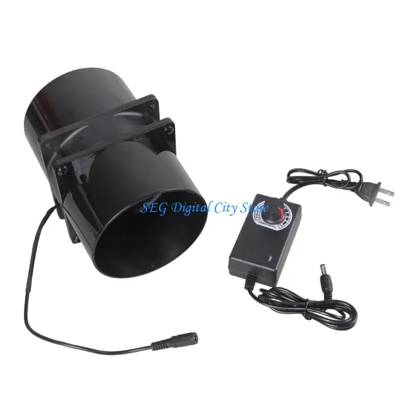 

U75B 3D Printer Ventilation System Plastic Exhaust Fan 2 Meter Pipe for Fume Remove