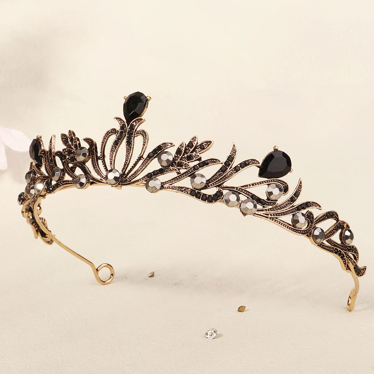 Bridal Crown Rhinestone Gold Color Tiaras and Crowns for Women Bride Wedding Hair Accessories Party Hair Jewelry Gift