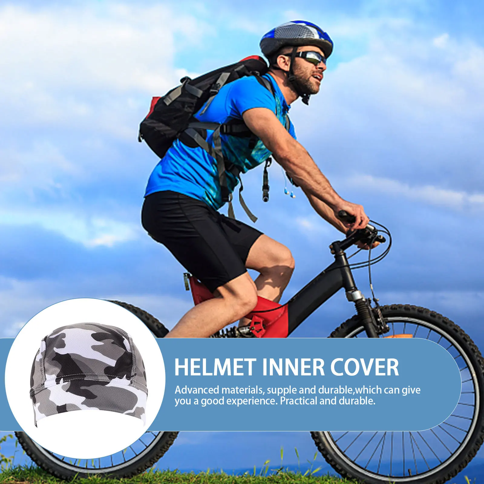 1 قطعة لا حافة قبعة الجمجمة الدراجات بطانة تنفس دراجة نارية دراجة على الجليد قبعة داخلية ركوب الخيل في الهواء الطلق معدات السلامة