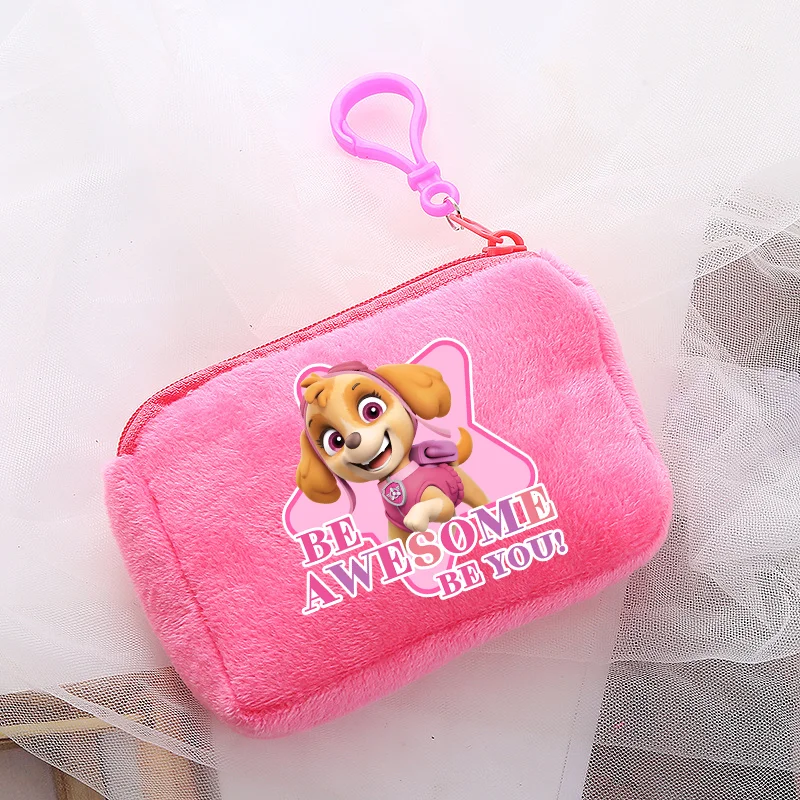 باو باترولز محفظة نسائية للعملات المعدنية بنين بنات لطيف محفظة محمولة أنيمي تشيس سكاي الكرتون المطبوعة مفتاح حافظة بطاقة الهوية حقيبة التخزين هدايا الطفل