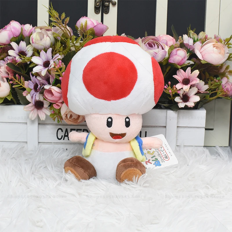 Cartoon Plush Toy Shy Guy Yellow Star Toad Bob-omb Diddy Kong Kamek Piranha Plant Nabbit Anime Stuffed Doll Peluche Toys Gifts view 6