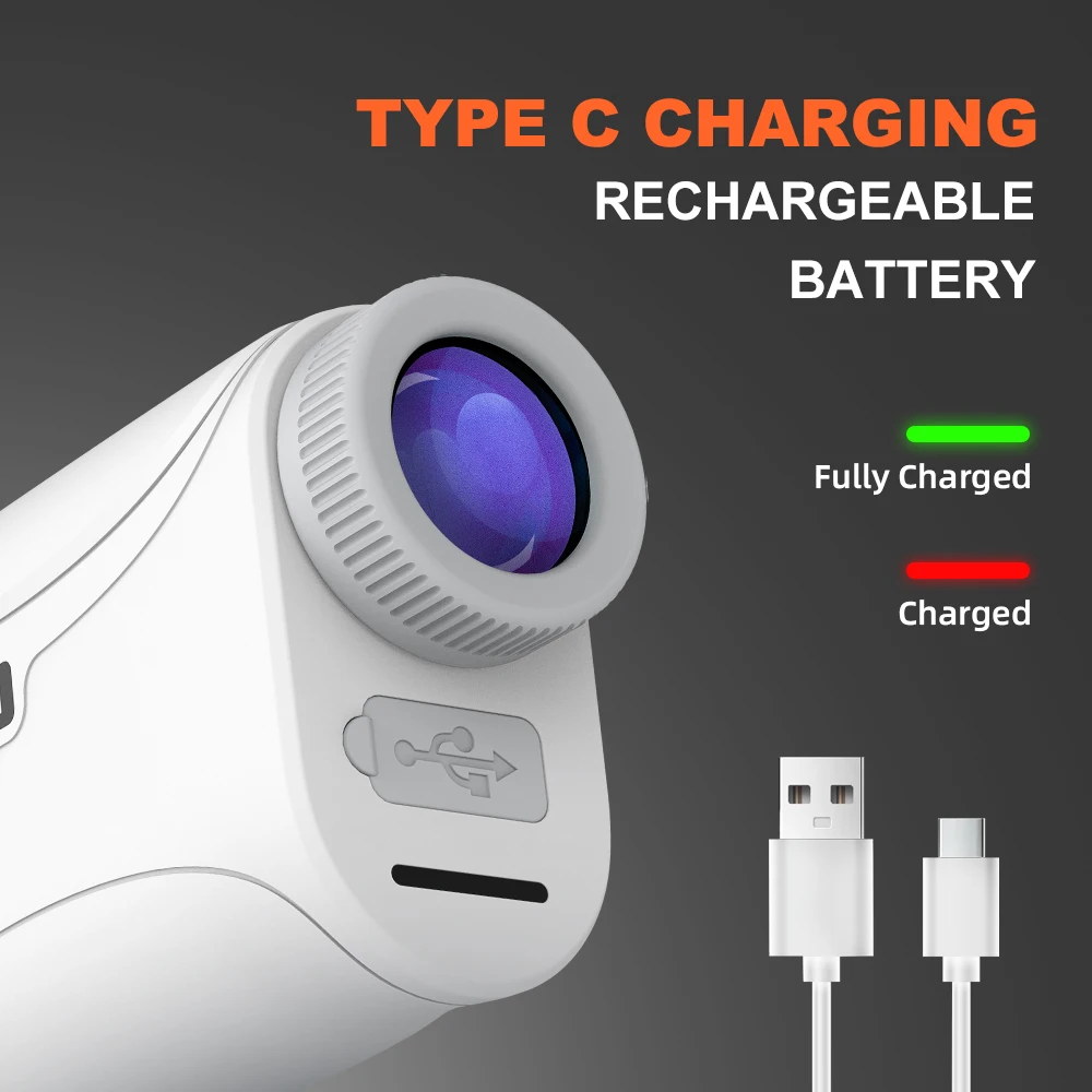 REVASRI Mini Size 1300yds Golf Rangefinder مع تعويض المنحدر وقفل مسح العلم والاهتزاز #5