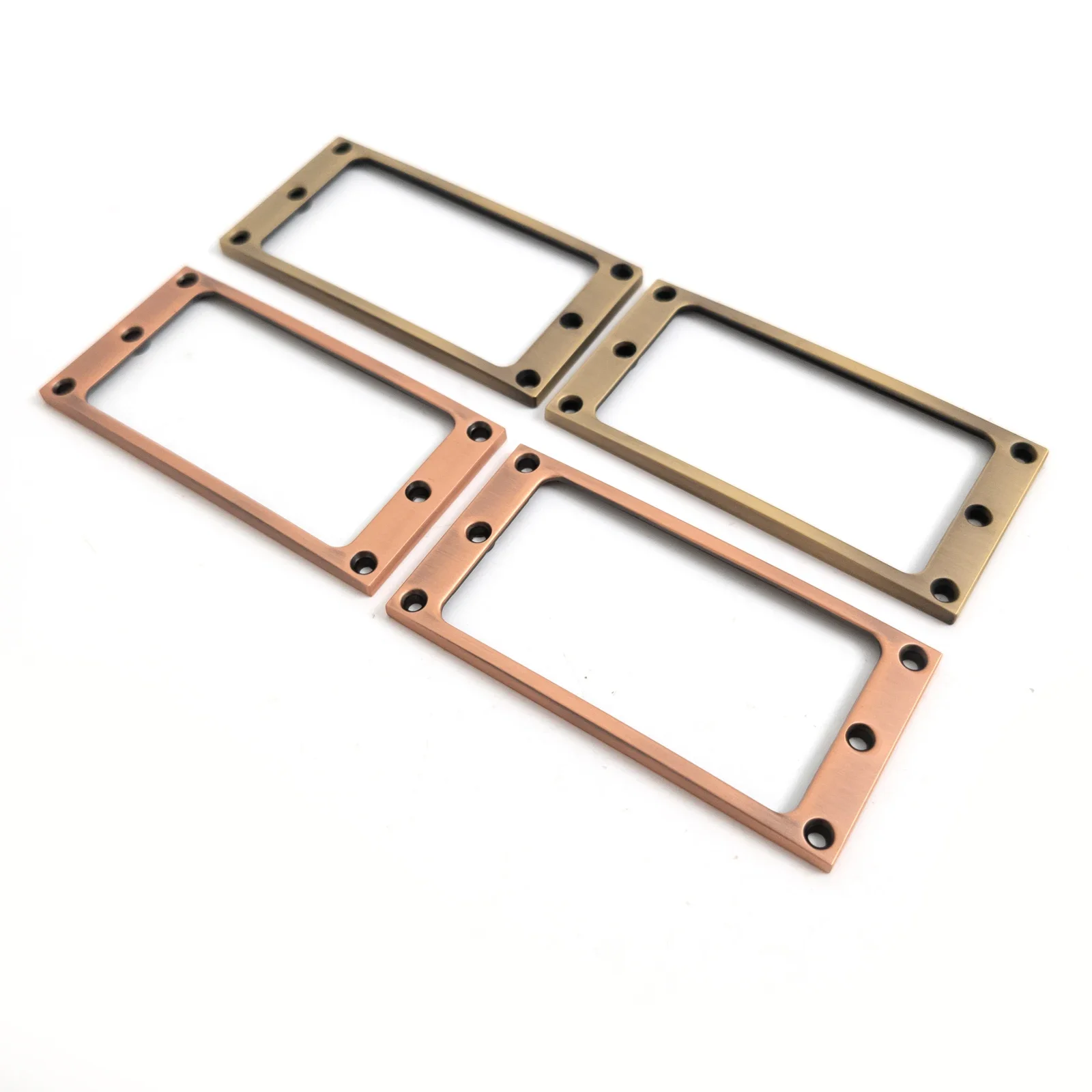 

Металлические рамки для звукоснимателей хамбакера, 2 шт., для электрогитары с плоским верхом, запасные части держателя звукоснимателя