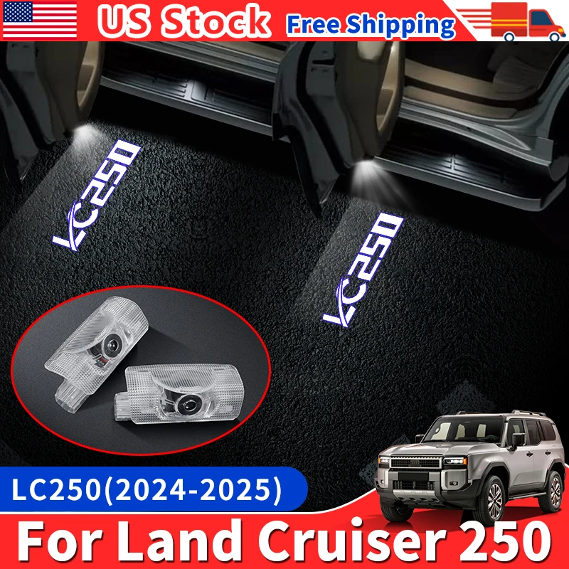 For 2024 2025 Toyota Land Cruiser 250 Prado LC250 First Edition 1958 Door welcome lamp Modification Interior Upgrade Accessories