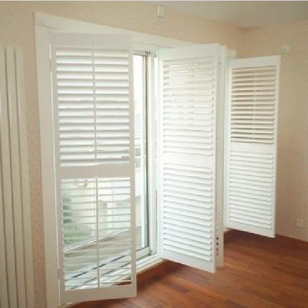 Factory Direct Supply PVC Basswood Plantation Shutter for Window