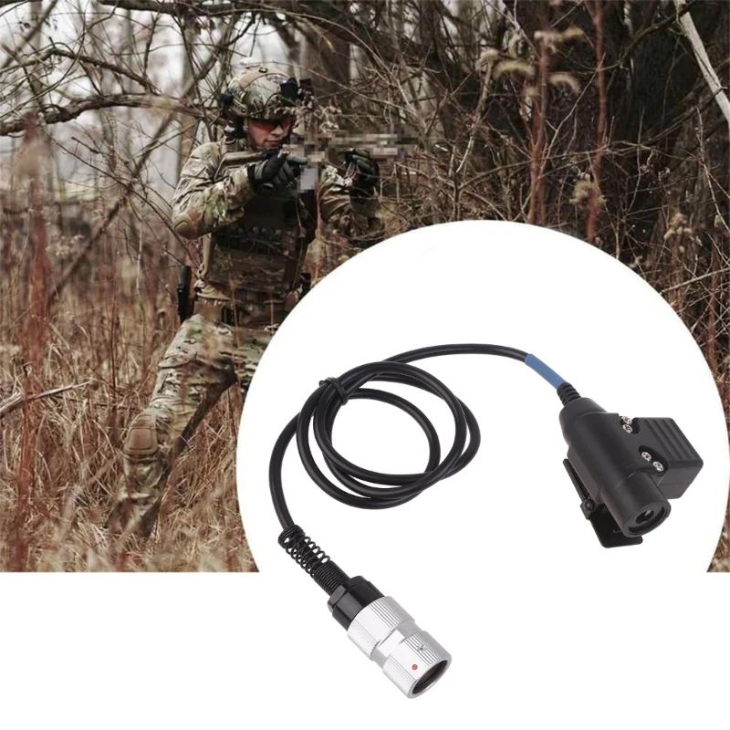 U94 PTT Headset Adapter Headset Intercom Accessories for AN/PRC148 & AN/PRC152