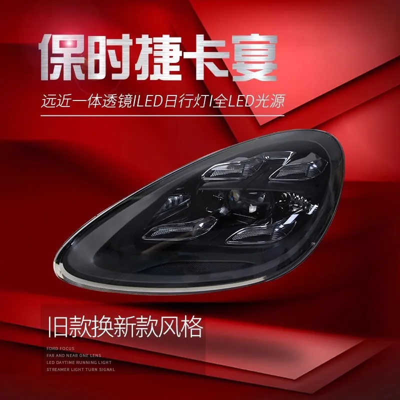 Geeignet für 11–18 Porsche Cayenne Scheinwerferbaugruppen. Ein Paar Cayenne modifizierte Matrix-LED-Tagfahrlichtbaugruppen