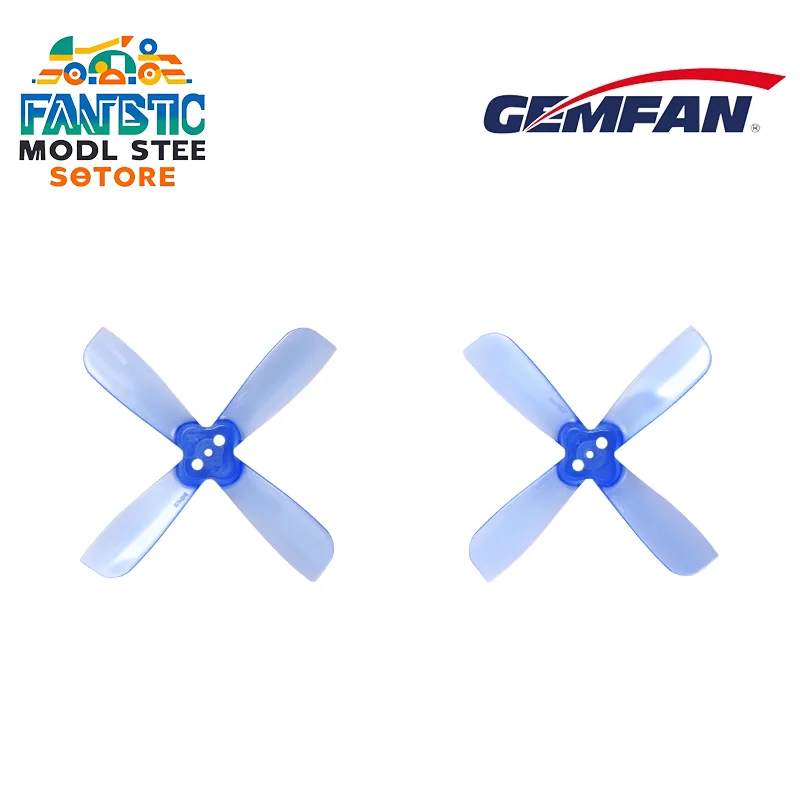 2 Pairs Of Gemfan Qianfeng New Product 2035 4 Blade 3 Hole Flat Head Propeller Pc Material 2-Inch Propeller