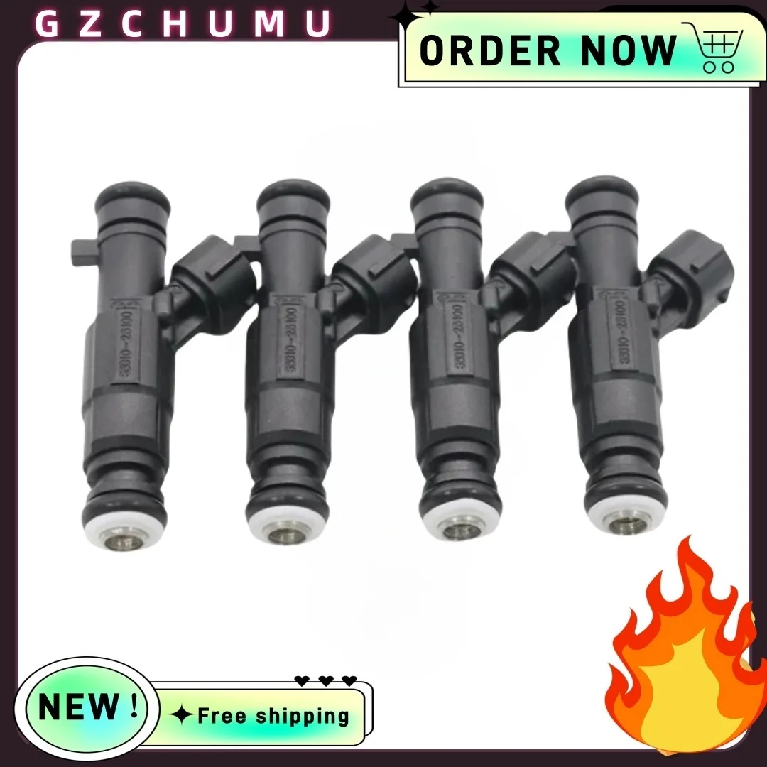 

GZCHUMU High Quality Set of 4 Fuel Injector 35310-25100 For KIA Carens Magentis Carnival 2.0L