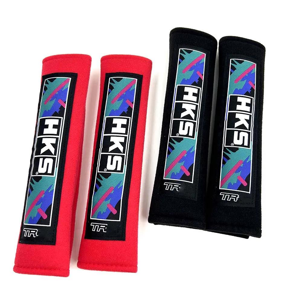 HKS Seat Belt Cover JDM Racing Car Safety Belt Cover Shoulder Pad Protector Safety Belt Pads hks Seatbelt Cover