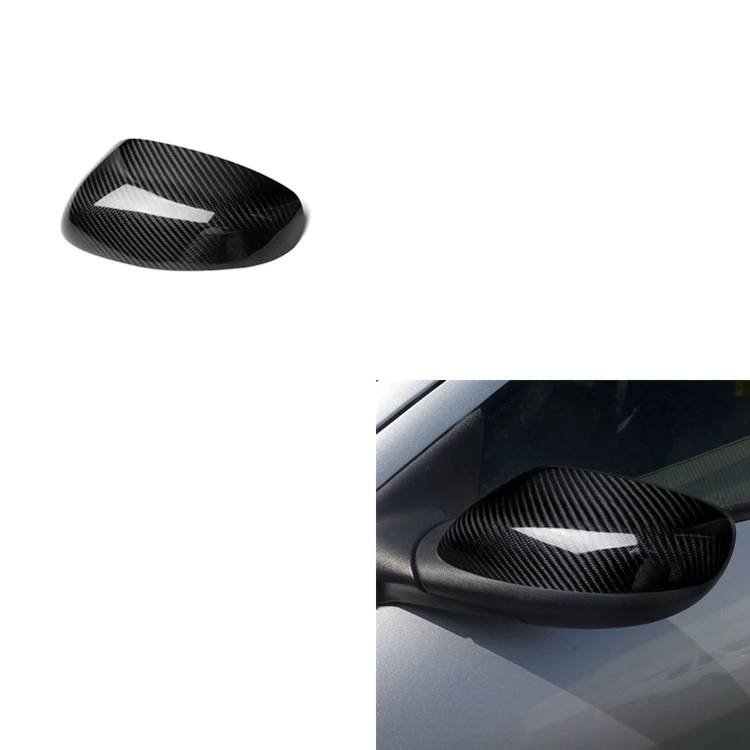 

Dry Logo Carbon Fiber Sticker For 17-18 RX8 Custom Rearview Mirror Cover