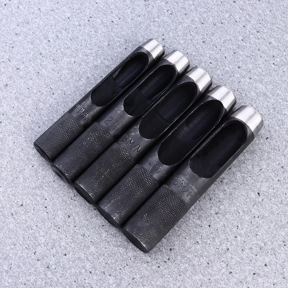 

5PCS Punch Grommet Maker Craft Tool Hollow Pounch Set Belt Hollow Pounch Set for DIY Projects Crafts