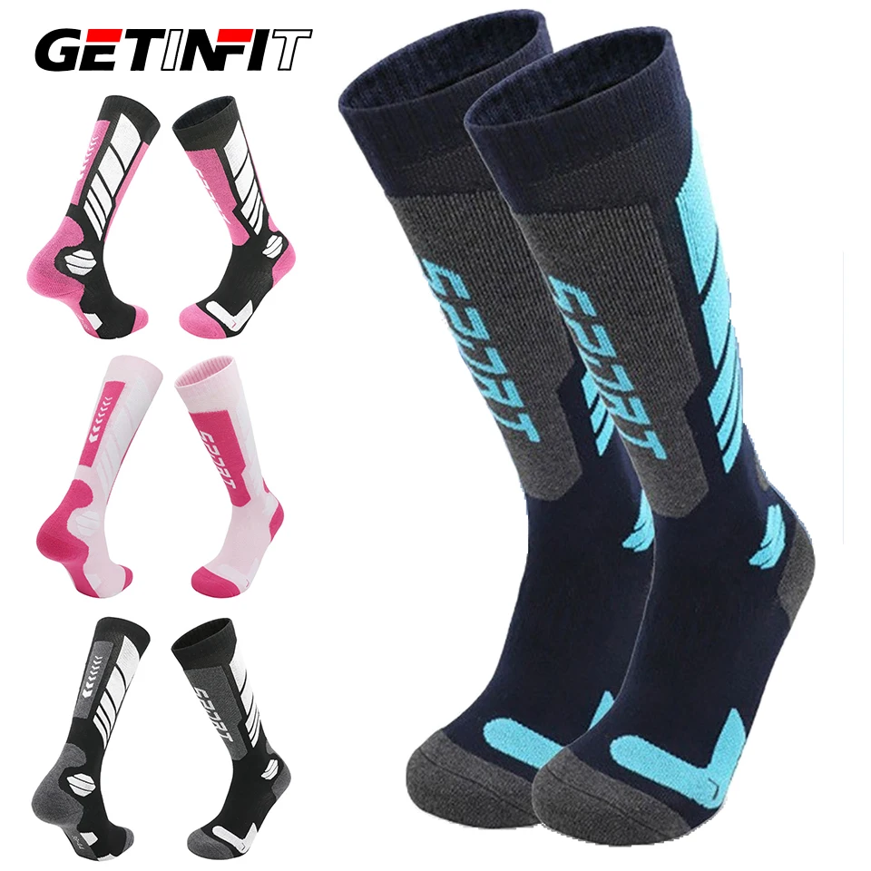 

GETINFIT 1 пара зимних шерстяных носков, чулки из мериносовой шерсти, уличные теплые носки для альпинизма, профессиональные зимние носки для мужчин и женщин