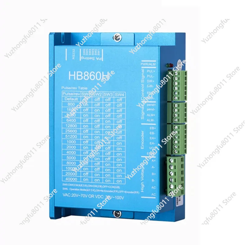 

Драйвер шагового двигателя с замкнутым контуром HB860H для шагового двигателя с замкнутым контуром Nema 86,