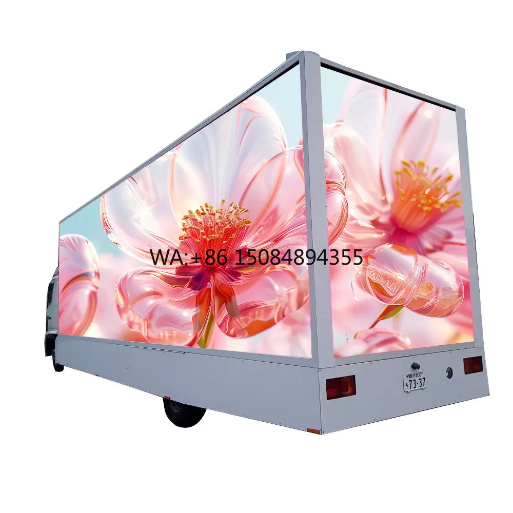 

Outdoor Mobile Advertising Container Truck Mounted LED Display Billboard for Road Show,broadcast Led Mobile Truck Display Screen